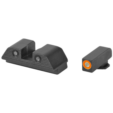 AmeriGlo Trooper Night Sights for Glock 20/21/29/30/31/32/36, Orange Front
