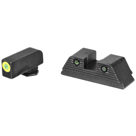 AmeriGlo Trooper Glock 17/19/19X/26/45 Gen5 Night Sights, Front/Rear