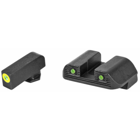 AmeriGlo Trooper Night Sight Set for Glock 42/43/43X, Green Tritium