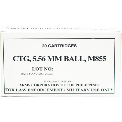 Armscor 5.56 NATO 62gr FMJ, 20 Rounds