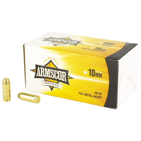 Armscor 10mm 180gr FMJ, 100 Rounds