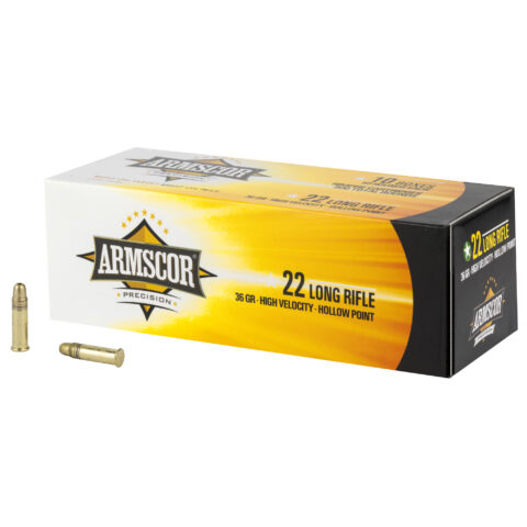 Armscor .22 LR 36gr High Velocity Hollow Point, 50 Rounds