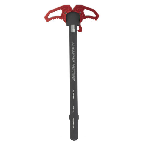 Armaspec Victory Ambidextrous Charging Handle, Red, 5.56/.223