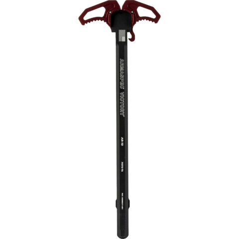 Armaspec Victory Charging Handle for AR-10, Ambidextrous, Red