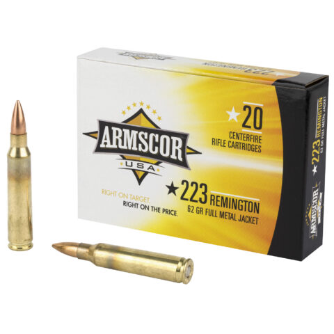 Armscor USA 223 Remington 62gr FMJ, 20 Rounds