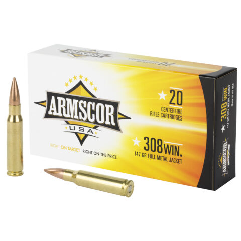 Armscor USA .308 Win 147gr Full Metal Jacket, 20 Rounds