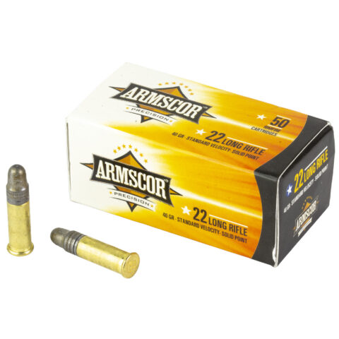 Armscor Precision .22 LR 40gr Solid Point, 50 Rounds