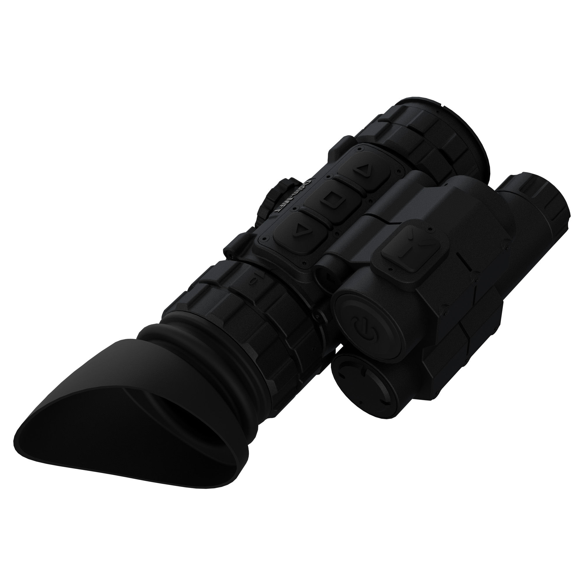 ATN Odin 6 MFT thermal optic, side angle showing eyecup and rear controls