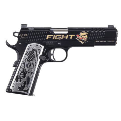 Auto Ordnance 1911 Trump Fight .45 ACP, 5" Barrel, 7-Round, Black