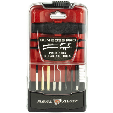 Real Avid Gun Boss Pro Precision Cleaning Tools Kit with Kickstand Case