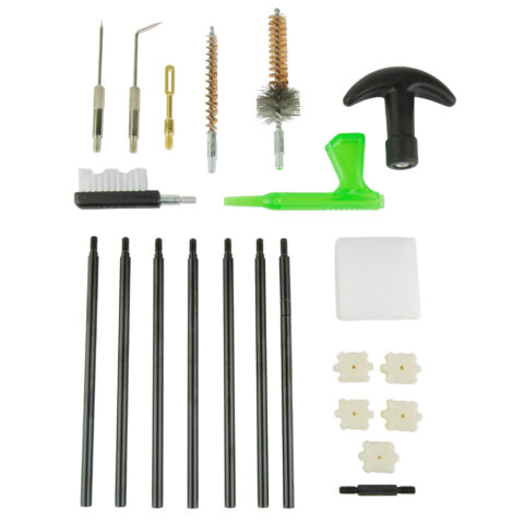 Real Avid Gun Boss AR15 Cleaning Kit, Rod-Based with Zippered Case