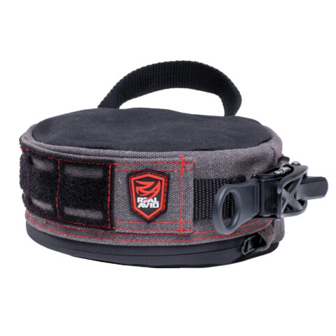 Real Avid Ratchet Rest Rear Shooting Bag, Small, Black / Gray