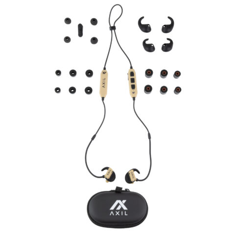 AXIL GSX 3.0 Wireless Electronic Hearing Protection Earbuds, Desert Tan