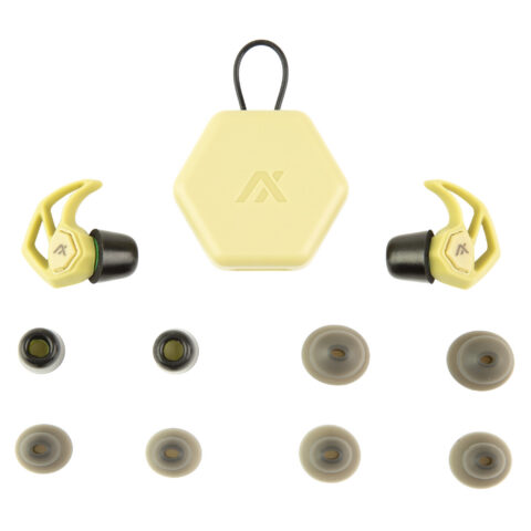 AXIL X30i Earplugs, Desert Tan, Open and Closed Modes