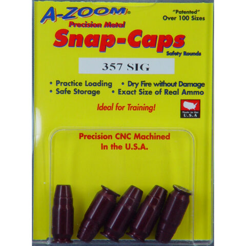A-Zoom Precision Snap Caps for .357 SIG, 5 Pack