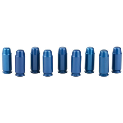 A-Zoom Snap Caps for .40 S&W, 10 Pack, Blue Aluminum