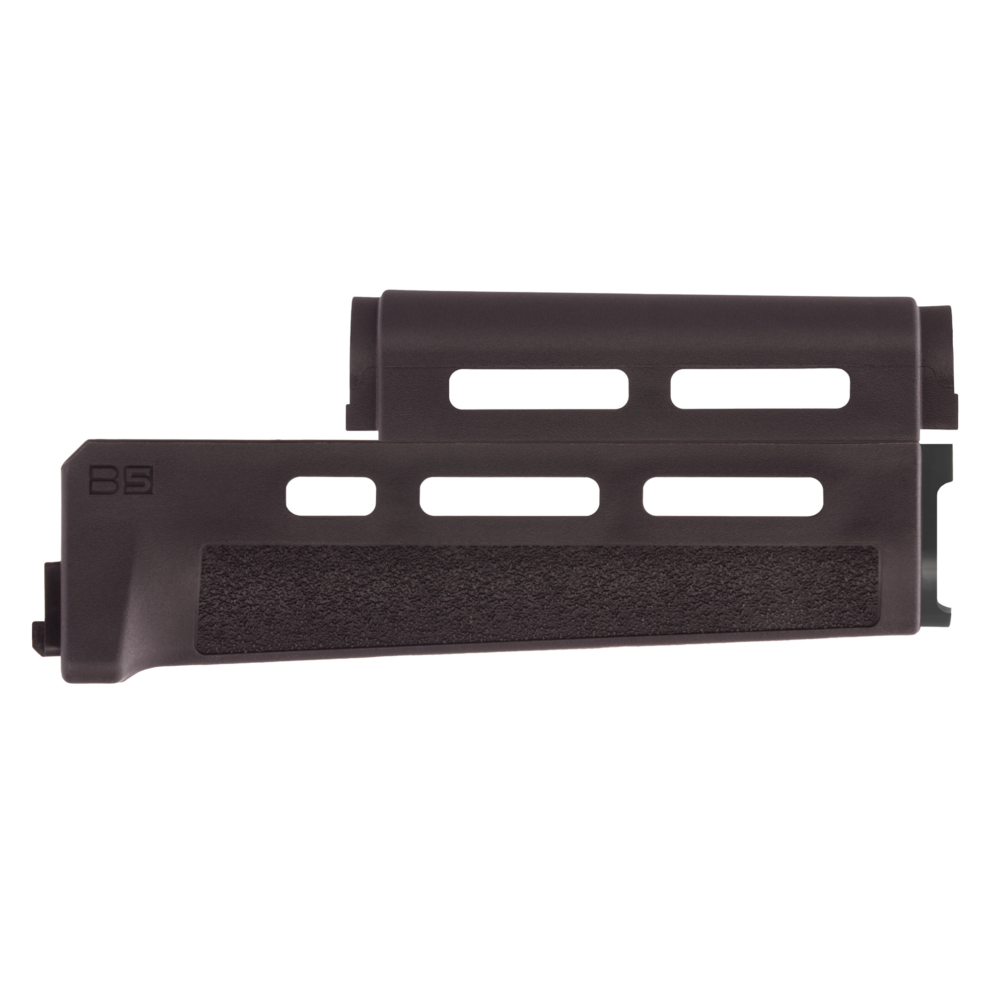 B5 Systems plum AK handguard, opposite side view with M-LOK slots