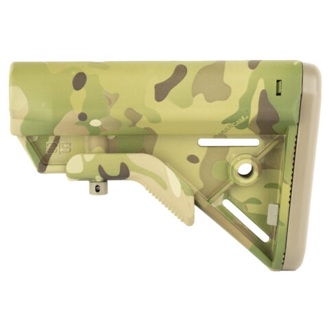 B5 Systems BRAVO Mil-Spec Stock, MultiCam, Quick Detach Mount