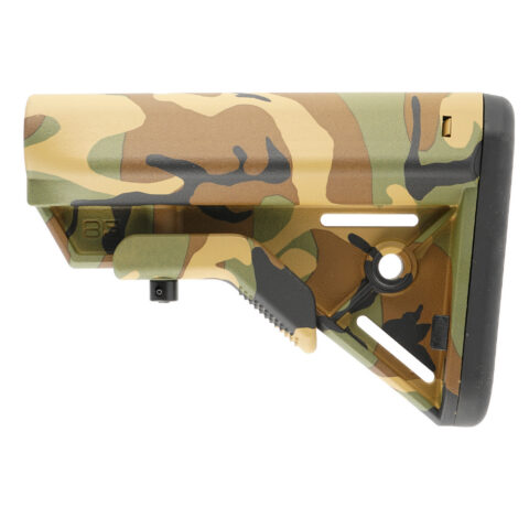 B5 Systems BRAVO Stock for AR-15, Woodland Camo, Mil-Spec
