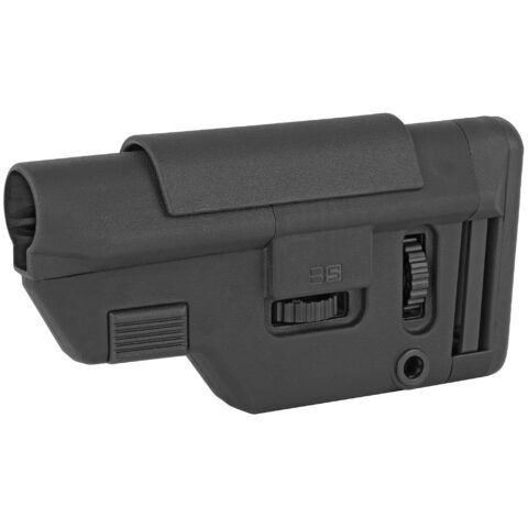 B5 Systems Collapsible Precision Stock CPS Long, Black, Mil-Spec Carbine