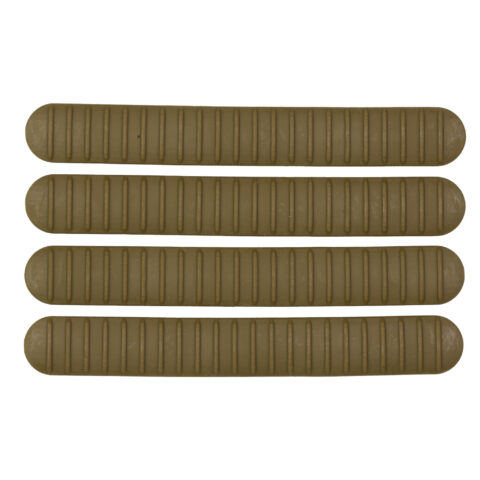 B5 Systems M-LOK Rail Covers, 4 Pack, Coyote Brown