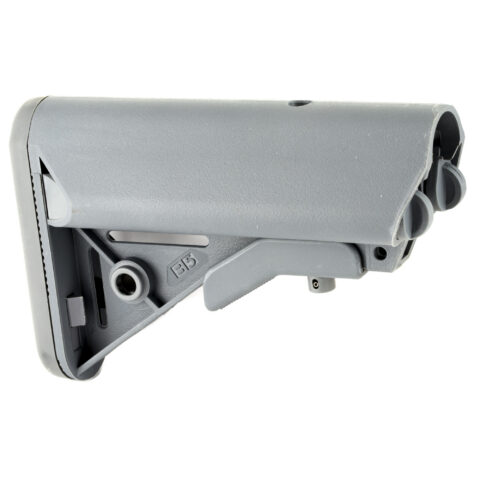 B5 Systems SOPMOD Stock for AR-15, Mil-Spec, Gray
