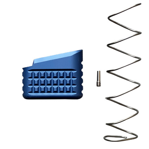 Backup Tactical Magazine Extension for Glock 17/19/22/23, Blue, +5 Rounds