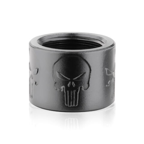 Backup Tactical Skull X Thread Protector, 1/2x28, Black