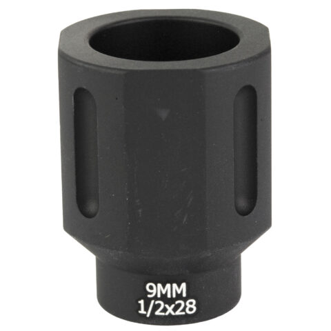 Battle Arms Development HEX Flash Can 9mm, 1/2x28 Threaded, Black