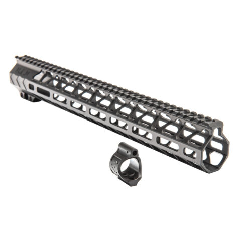 Battle Arms Development Workhorse 15" Rail & .750 Gas Block Combo, Black