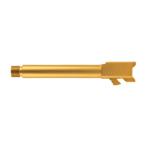 Ballistic Advantage Barrel for Glock 17 Gen 5, 1/2x28 Threaded, Gold