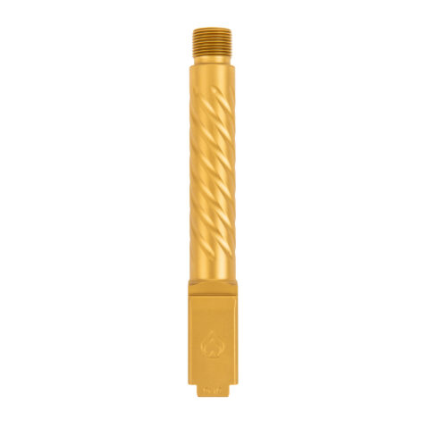 Ballistic Advantage Premium Barrel for Glock 19, 9mm, 4.5" Threaded, Gold