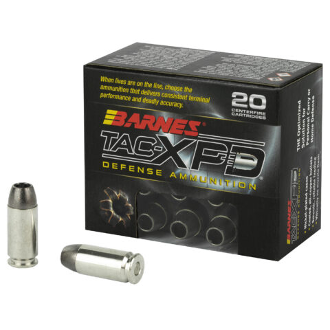 Barnes TAC-XPD .40 S&W 140gr TAC-XP HP, 20 Rounds
