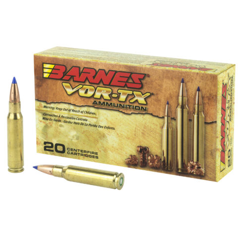 Barnes VOR-TX .308 Win 130gr Tipped TSX Boat Tail, 20 Rounds