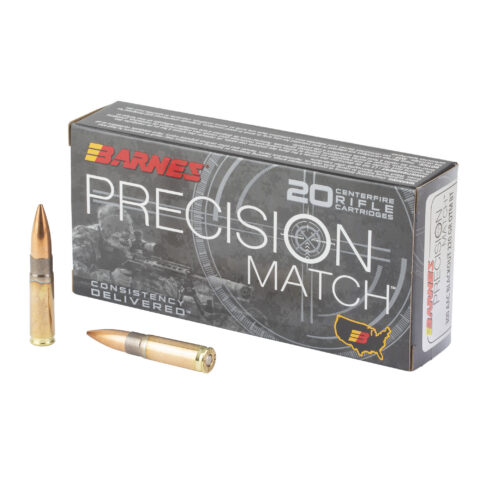 Barnes Precision Match 300 Blackout 220gr OTM BT, 20 Rounds