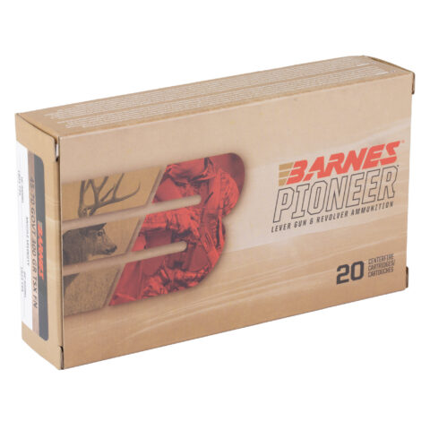 Barnes Pioneer 45-70 Government 300gr TSX FN, 20 Rounds