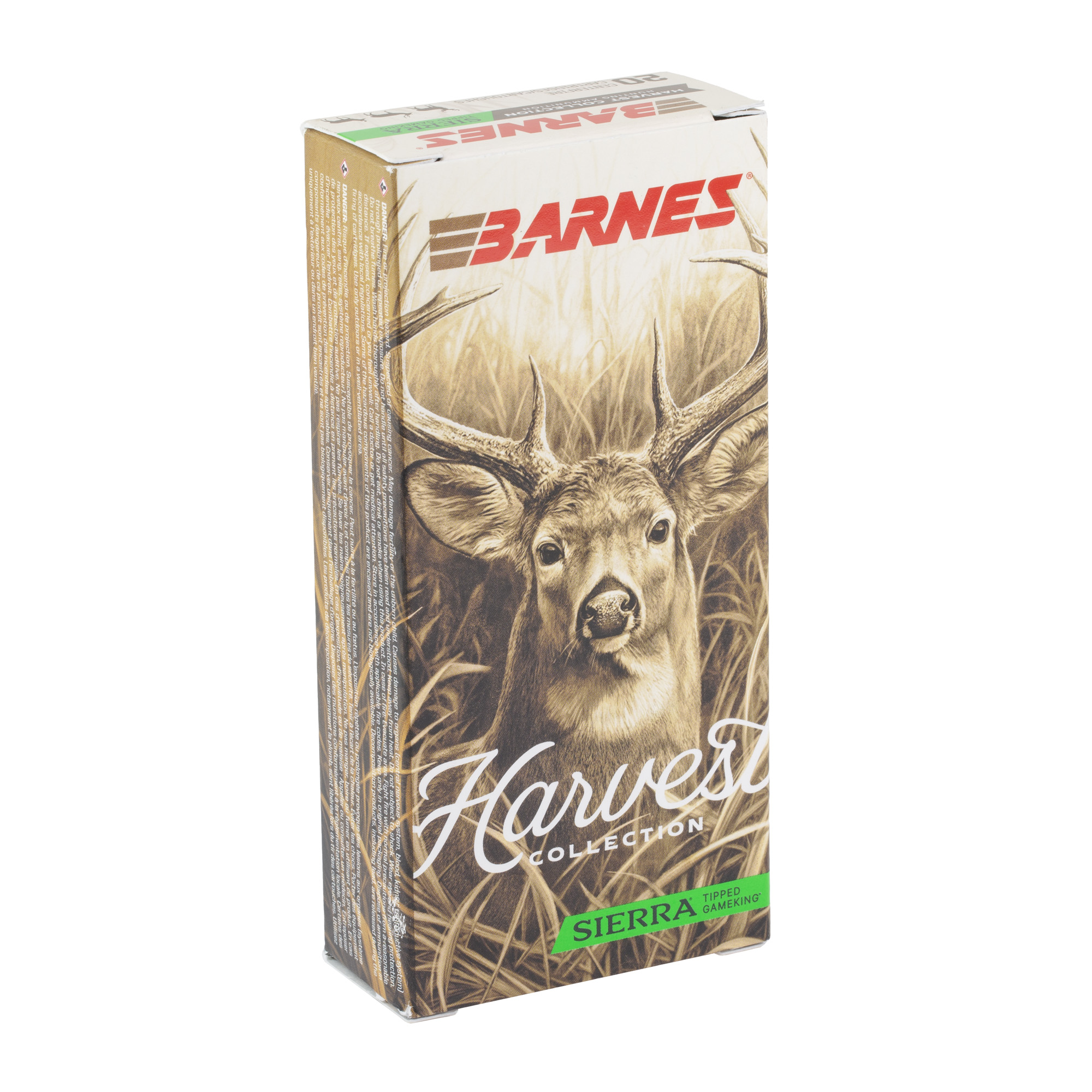 Side view of Barnes Harvest Collection ammunition box