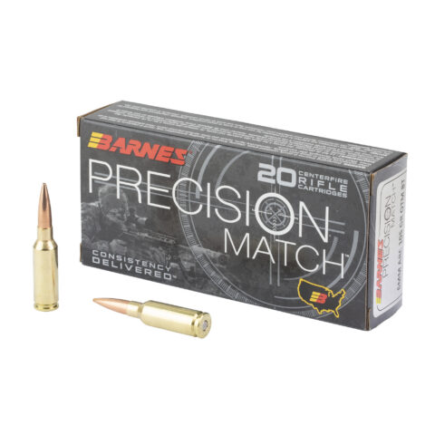 Barnes Precision Match 6mm ARC 105gr Open Tip Match, 20 Rounds