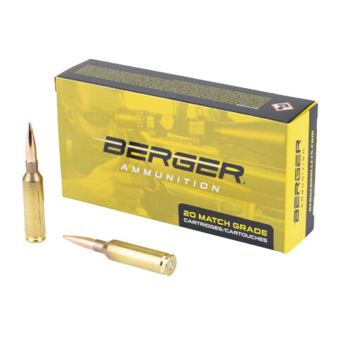 Berger Hybrid Target 6mm Creedmoor 105gr Hybrid Target, 20 Rounds