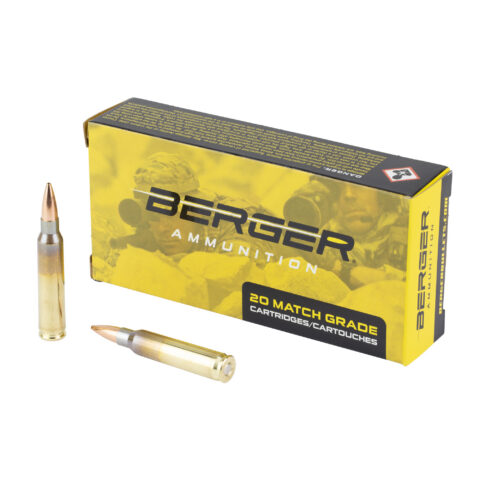 Berger OTM Tactical .223 Remington 77gr Open Tip Match, 20 Rounds
