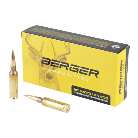 Berger Elite Hunter 6.5 Creedmoor 140gr Boat Tail, 20 Rounds