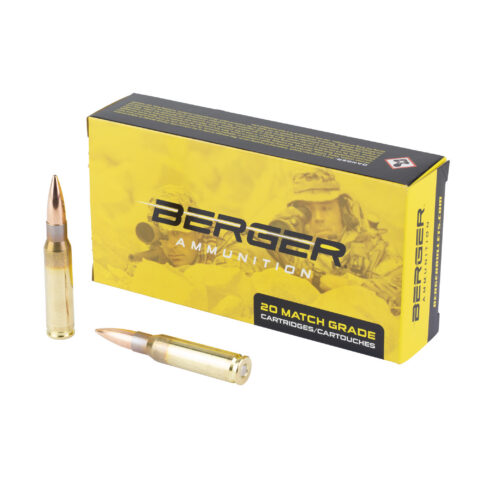 Berger OTM Tactical .308 Win 175gr Open Tip Match, 20 Rounds