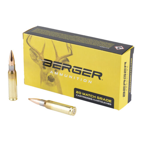 Berger Classic Hunter .308 Win 168gr Boat Tail, 20 Rounds