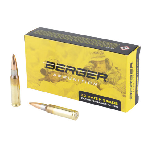 Berger Juggernaut OTM Tactical .308 Win 185gr Open Tip Match, 20 Rounds