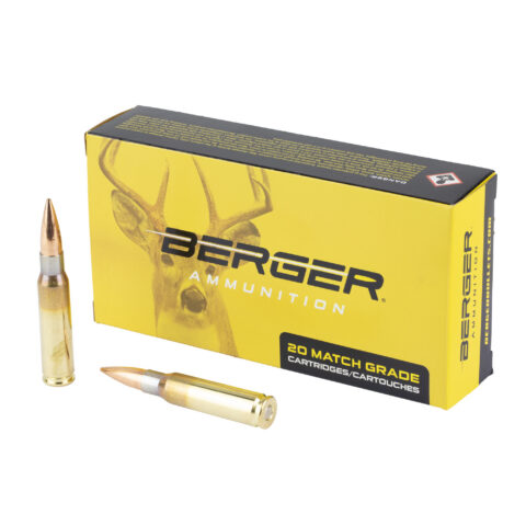 Berger Classic Hunter .308 Win 185gr Boat Tail, 20 Rounds