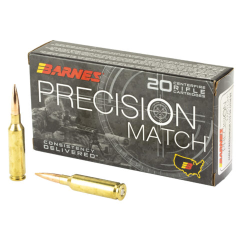 Barnes Precision Match 6mm Creedmoor 112gr OTM BT, 20 Rounds