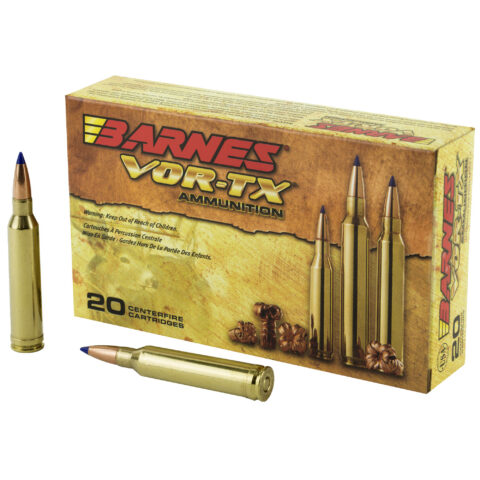Barnes VOR-TX 7mm Remington Magnum 140gr Tipped TSX, 20 Rounds