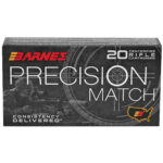 Barnes Precision Match Burner 6.5 PRC 145gr Open Tip Match, 20 Rounds