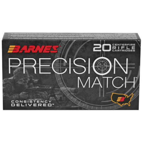 Barnes Precision Match Burner 6.5 PRC 145gr Open Tip Match, 20 Rounds