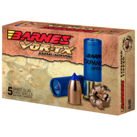 Barnes VOR-TX 12 Gauge 438gr Sabot Slug, 5 Rounds